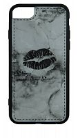Силиконовый чехол для Apple iPhone 6/7/8 sweet kiss черный