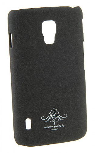 Чехол-накладка LG P713 Optimus L7 II (матовый черный)