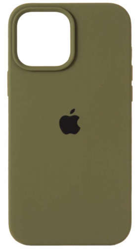 Задняя накладка Soft Touch для Apple Iphone 13 Pro Max оливковый