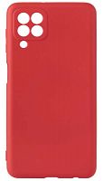 Силиконовый чехол Soft Touch для Samsung Galaxy A22/A225 с защитой камеры красный