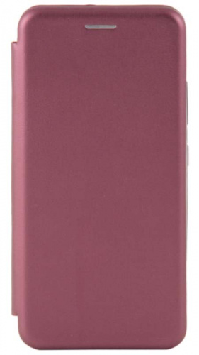 Чехол-книга OPEN COLOR для Samsung Galaxy A31/A315 бордовый
