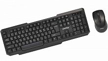Набор клавиатура+мышь беспроводной SmartBuy, ONE, 230346AG-K, 1000 DPI, мультимедийный, USB, чёрный