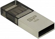 16GB флэш драйв Silicon Power Mobile X10 (USB/microUSB), совместим с Android-смартфонами SP016GBUF2X