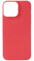 Силиконовый чехол для Apple iPhone 13 Pro Max матовый красный