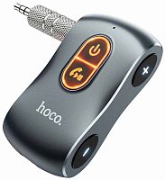 Ресивер HOCO E73 Tour Car, Bluetooth, AUX, слот TF серый