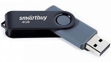 4GB флэш драйв Smart Buy Twist, серый