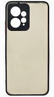 Силиконовый чехол для Xiaomi Redmi Note 12 хром черный