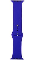 Ремешок на руку для Apple Watch 38-40mm силиконовый Sport Band ярко-синий