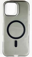 Задняя накладка MagSafe для Apple Iphone 16 Pro Max матовый черный