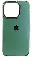Силиконовый чехол Dikex для Apple iPhone 14 Pro зеленый