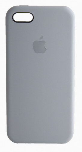 Задняя накладка Soft Touch для Apple iPhone 5/5S/SE платиновый серый