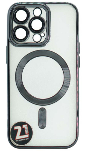 Силиконовый чехол для Apple iPhone 13 Pro magsafe черный