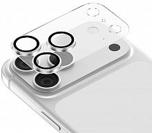 Защитные линзы для камеры KEEPHONE REGGIO для Apple iPhone 17 Pro серебро