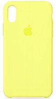 Задняя накладка Soft Touch для Apple iPhone XR лимонный