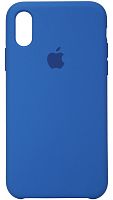 Задняя накладка Soft Touch для Apple iPhone XS Max светло-синий