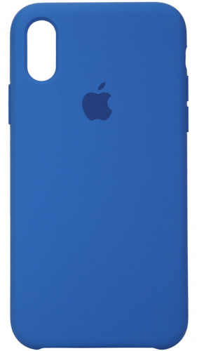 Задняя накладка Soft Touch для Apple iPhone XS Max светло-синий