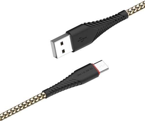 Кабель USB - Type-C Borofone BX25 Powerful черный
