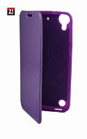 Чехол футляр-книга Nosson для HTC Desire 530 с силиконовым основанием фиолетовый