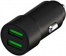 АЗУ Maxvi CCM-MS242 black 2.4A, 2xUSB-A черный
