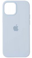 Задняя накладка Soft Touch для Apple Iphone 13 mini бледно-голубой