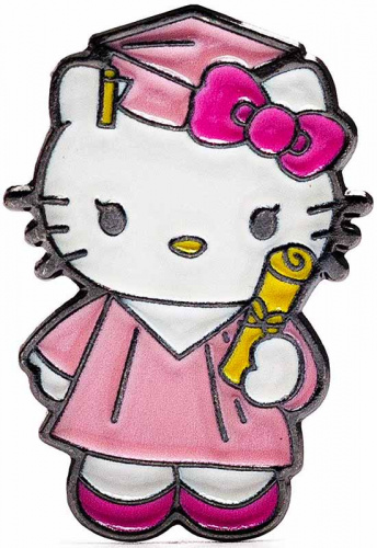 Наклейка объемная металлическая HelloKitty