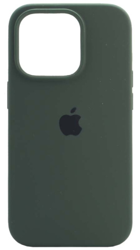Задняя накладка Soft Touch для Apple Iphone 14 Pro темно-зеленый