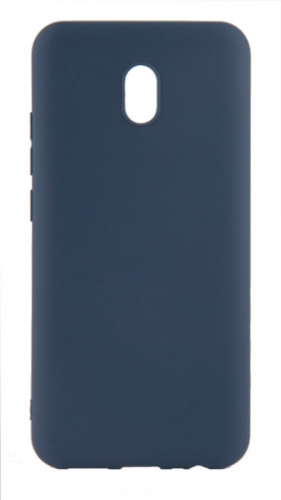 Силиконовый чехол для Xiaomi Redmi 8A темно-синий