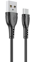 Кабель USB - микро USB Borofone BX51 Triumph, 1.0м, 2.4A черный