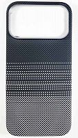 Задняя накладка Knit Phone для Apple iPhone 17 Pro Max magsafe карбон черный