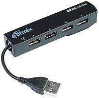Разветвитель на 4 порта (USB hub) RITMIX CR-2406 черный