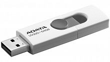 64GB флэш драйв A-Data UV220, USB 2.0, пластик, белый, серая вставка