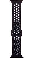 Ремешок на руку для Apple Watch 38-40mm силиконовый Sport N черный