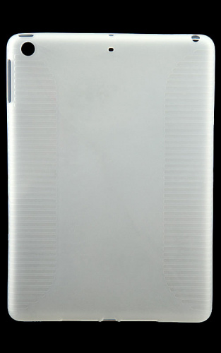 Силиконовый чехол JUST для Apple iPad 5/Air бело- прозрачный матовый