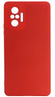 Силиконовый чехол для Xiaomi Redmi Note 10 Pro Soft красный
