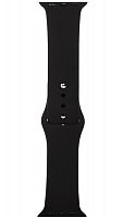 Ремешок на руку для Apple Watch 42-44mm силиконовый Sport Band чёрный