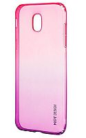 Силиконовый чехол для KST Samsung Galaxy J530/J5 (2017) фиолетово-розовый