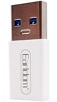 Переходник Type-C - USB(f) Earldom ET-TC07, OTG белый