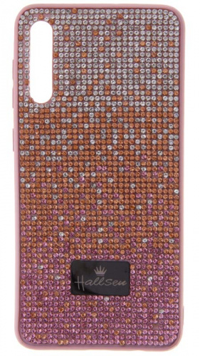 Силиконовый чехол для Samsung Galaxy A50/A505 HallSen розовый