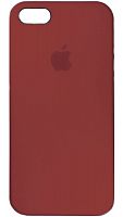 Задняя накладка Soft Touch для Apple iPhone 5/5S/SE темно-красный