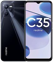 Realme C35 4/64Gb 6.6" 50/8/2/0.3Mp 5000mAh NFC черный