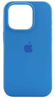 Задняя накладка Soft Touch для Apple Iphone 14 Pro небесно-синий