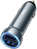АЗУ 2 USB HOCO Z54, Prosperous, 15Вт серый