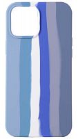 Силиконовый чехол Soft Touch для Apple iPhone 12 Pro Max без лого сине-голубой