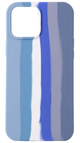 Силиконовый чехол Soft Touch для Apple iPhone 12 Pro Max без лого сине-голубой