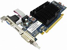 Видеокарта Sapphire PCI-E ATI HD4350 1G HM PCI-E HM W/512M D2 VRAM HDMI/DVI-I/VGA (11142-09-10R) b¶