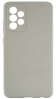 Силиконовый чехол для Samsung Galaxy A52/A525 матовый серый