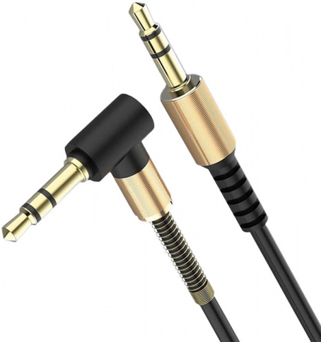 Кабель аудио Cablexpert CCAB-02-35MML-1MB, Jack 3.5(M)/Jack 3.5(M), угловой, Mobile, черный, 1м