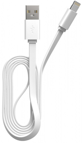 Кабель USB - Lightning Maxvi MC-03F белый