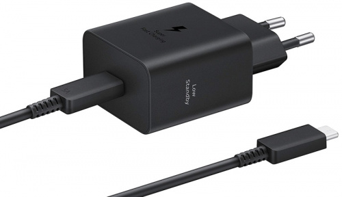 СЗУ Type-C 5A Samsung (EP-T4511) 45W + кабель Type-C черный 1.8м