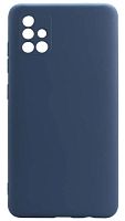 Силиконовый чехол для Samsung Galaxy A51/A515 Soft темно-синий